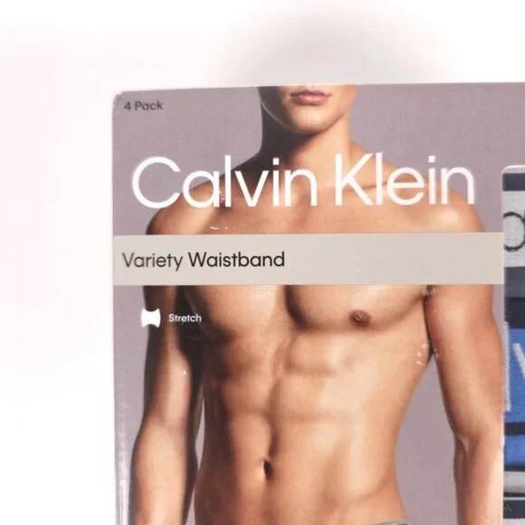 CALVIN KLEIN 4 Pack Boxer Brief Cotton Stretch NP2428R-462 Size MEDIUM